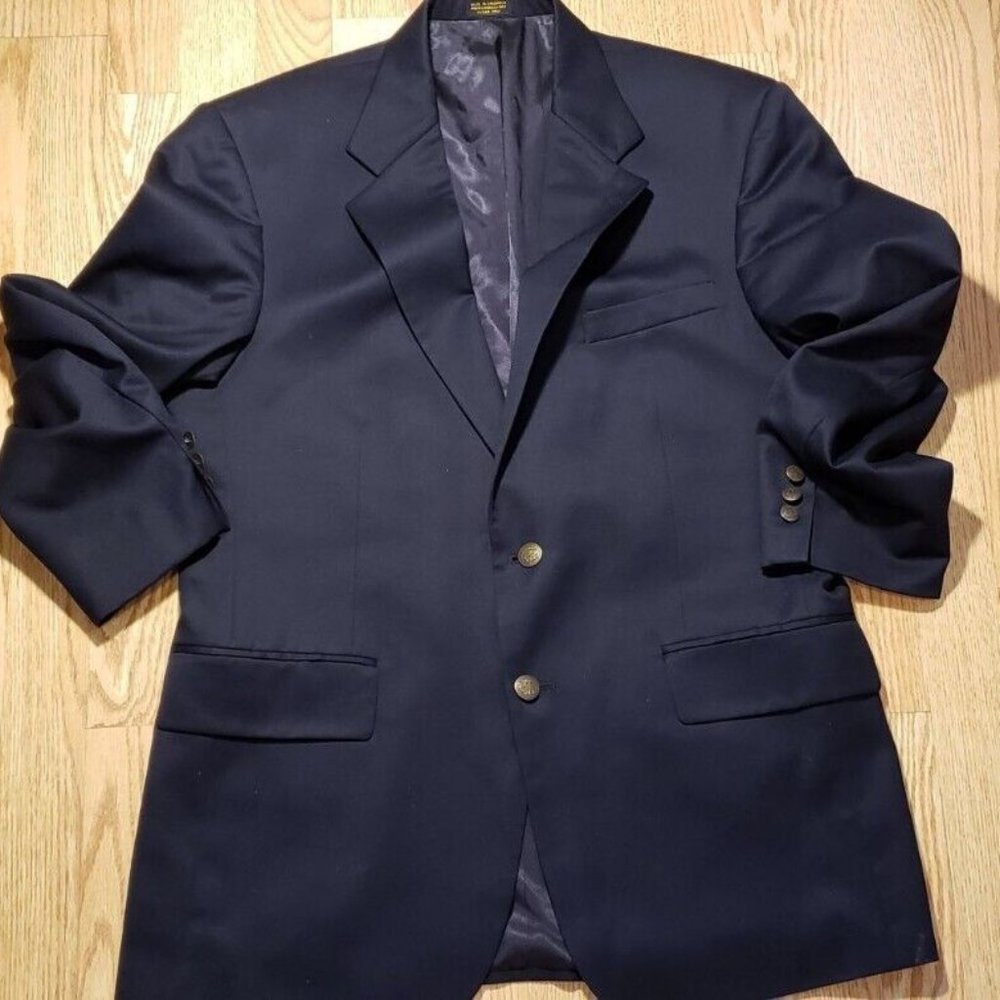 Oscar De La Renta Men's Blazer Jacket  Size: 42R  100% Wool